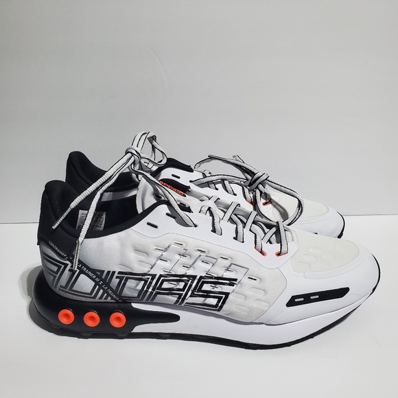 adidas Other - Men's Adidas Originals LA Trainer III Running Shoes White/Black GZ2677 Size 11.5